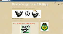 Desktop Screenshot of iluvon66sports.blogspot.com