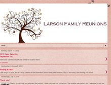 Tablet Screenshot of larsonfamilyreunions.blogspot.com