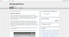 Desktop Screenshot of ocidentalismo.blogspot.com