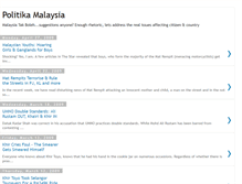 Tablet Screenshot of politika-malaysia.blogspot.com