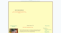 Desktop Screenshot of busyblessings.blogspot.com