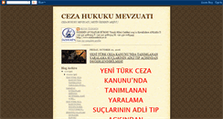 Desktop Screenshot of cezahukuku.blogspot.com