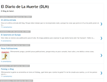 Tablet Screenshot of diariomuerte.blogspot.com
