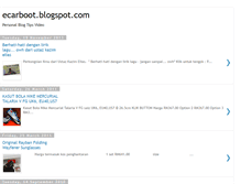 Tablet Screenshot of ecarboot.blogspot.com
