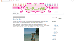 Desktop Screenshot of busylizzielife.blogspot.com