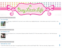 Tablet Screenshot of busylizzielife.blogspot.com