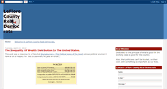 Desktop Screenshot of leflorecountyrealdemocrats.blogspot.com