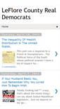 Mobile Screenshot of leflorecountyrealdemocrats.blogspot.com