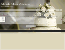 Tablet Screenshot of colomaweddings.blogspot.com