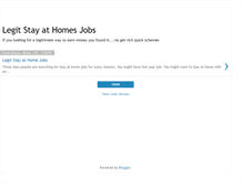 Tablet Screenshot of legitstayathomejobs.blogspot.com