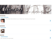 Tablet Screenshot of iwireart.blogspot.com