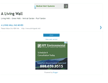Tablet Screenshot of alivingwall.blogspot.com