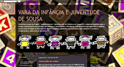 Desktop Screenshot of infanciaejuventudesousa.blogspot.com