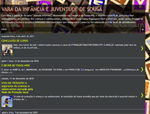 Tablet Screenshot of infanciaejuventudesousa.blogspot.com