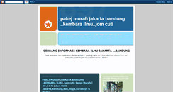 Desktop Screenshot of kembarailmujomcuti.blogspot.com