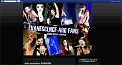 Desktop Screenshot of evanescence-lucas.blogspot.com