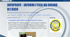 Desktop Screenshot of infoprofe2011.blogspot.com