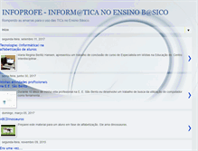 Tablet Screenshot of infoprofe2011.blogspot.com