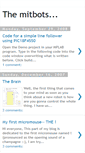Mobile Screenshot of mitbots.blogspot.com