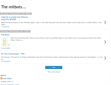 Tablet Screenshot of mitbots.blogspot.com