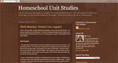 Desktop Screenshot of homeschoolunitstudies.blogspot.com