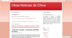 Desktop Screenshot of otrasnoticiasdechiva2.blogspot.com