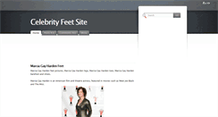 Desktop Screenshot of celebrityfeetsite.blogspot.com