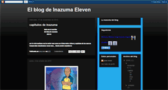 Desktop Screenshot of elblogdeinazumaeleven.blogspot.com