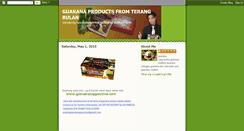Desktop Screenshot of guaranaproducts.blogspot.com
