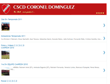 Tablet Screenshot of clubcoroneldominguez.blogspot.com