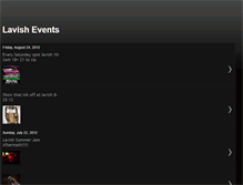 Tablet Screenshot of lavish-events.blogspot.com