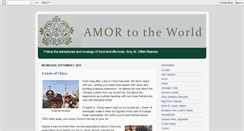 Desktop Screenshot of amortotheworld.blogspot.com