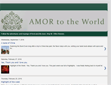 Tablet Screenshot of amortotheworld.blogspot.com