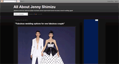 Desktop Screenshot of jennyshimizu.blogspot.com