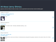 Tablet Screenshot of jennyshimizu.blogspot.com