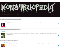 Tablet Screenshot of monstruopedia.blogspot.com