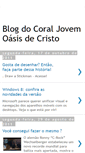 Mobile Screenshot of coraljovemoasisdecristo.blogspot.com