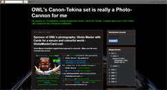 Desktop Screenshot of owl-canon.blogspot.com