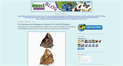 Desktop Screenshot of insectdesignsnews.blogspot.com