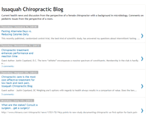 Tablet Screenshot of issaquahchiropractor.blogspot.com