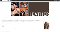 Desktop Screenshot of heatherjorgensen.blogspot.com