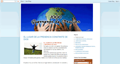 Desktop Screenshot of 1000guerrerosdeoracion.blogspot.com