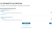 Tablet Screenshot of laverdadnoticias.blogspot.com
