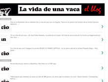 Tablet Screenshot of lavidadeunavaca.blogspot.com