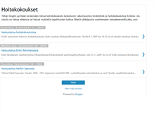 Tablet Screenshot of hoitokokous.blogspot.com