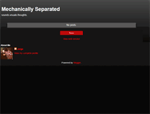 Tablet Screenshot of mechanicallyseparated.blogspot.com