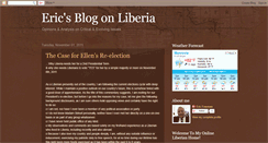 Desktop Screenshot of ericsliberia.blogspot.com