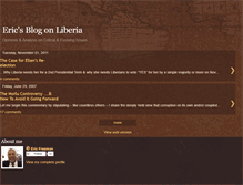 Tablet Screenshot of ericsliberia.blogspot.com
