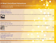 Tablet Screenshot of mostuncivilizedadventure.blogspot.com