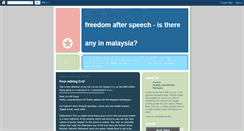 Desktop Screenshot of freedom-after-speech.blogspot.com